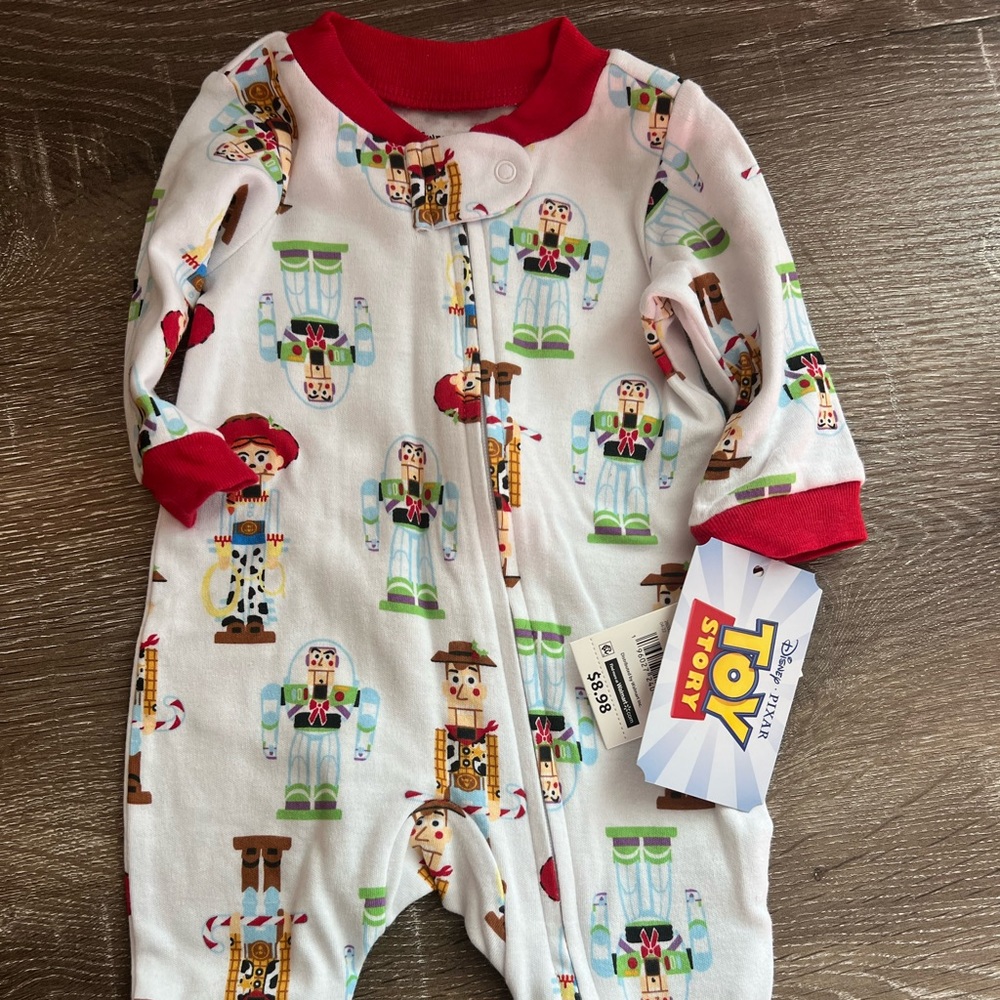 Toy Story Christmas Sleeper.  NWT.  Size Newborn
